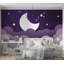 Papier peint pour enfants, lune abstraite mauve-1099790558