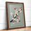 Cherry Blossoms Unfolding Botanical - Framed Print-2096426859-2096426862