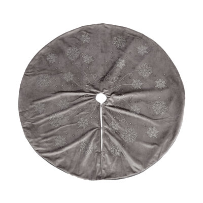 Season's Designs  48In Tree Skirt W/ Snowflake Design