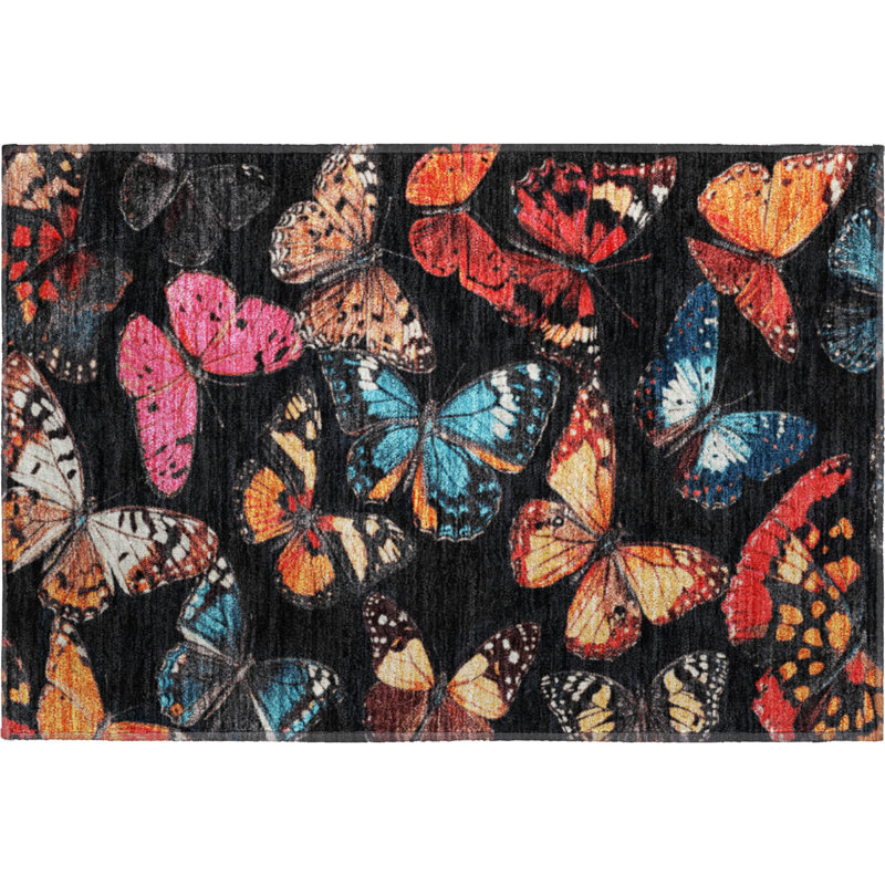 Tapis Premium lavable à la machine Mayfield AMF2201, Noir, 1 pi 8 po x 2 pi 6 po