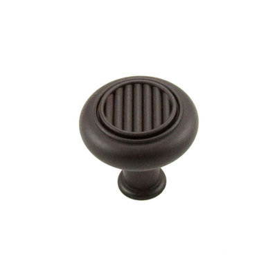 Corcoran 1 1/4" Mushroom Knob with Center Lines