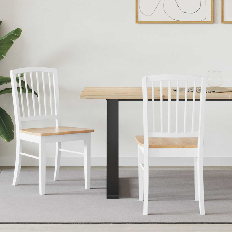 Tarrsus Solid Wood Accent, White/Natural