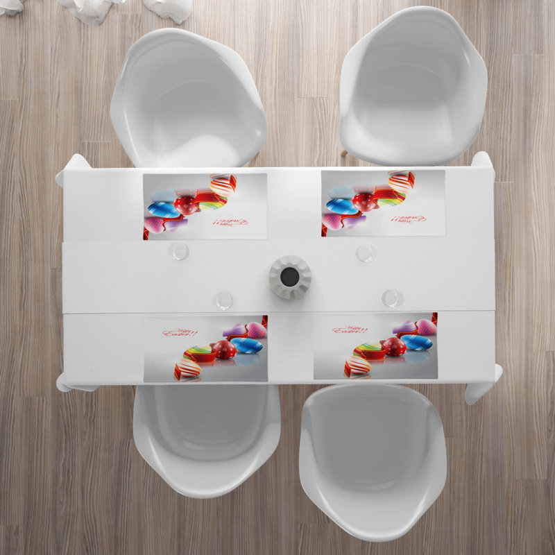 Polyester Abstract Rectangle Placemat
