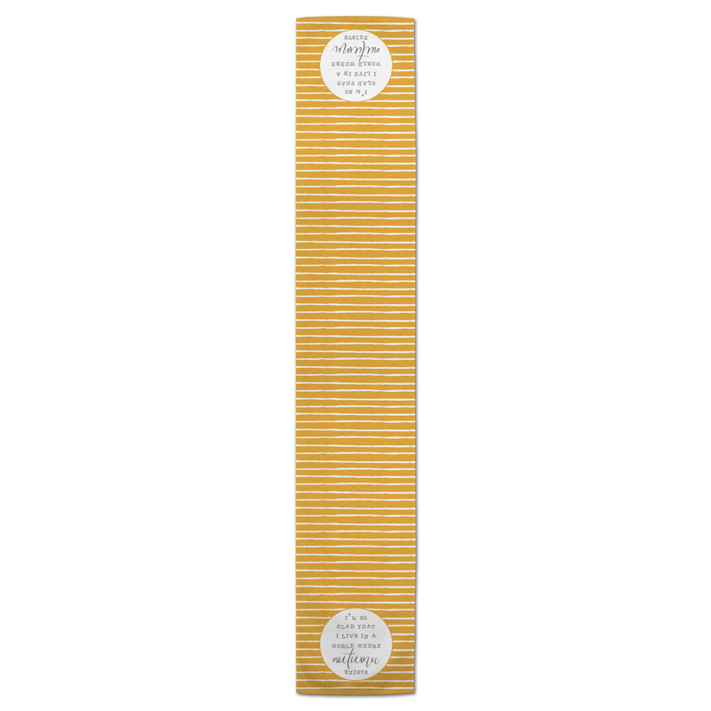 Chemin de table où l’automne existe Myria, L 90 po x l 16 po