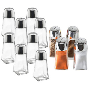  Center Gifts Personalized Glass Lightbulb Salt and Pepper Shaker  Set - Spices Stylish Gift for Women - Best Salt and Pepper Shakers for  Kitchen Restaurants and Catering: Home & Kitchen