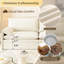 Canapé-lit convertible 4 places, beige-1873711012