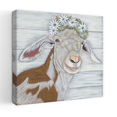 Daphne 1 Piece Wrapped Canvas Wall Art
