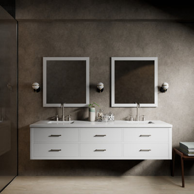Ensemble de meuble-lavabo double 80 po