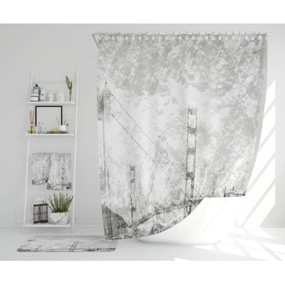 Niyla Polyester Shower Curtain Set