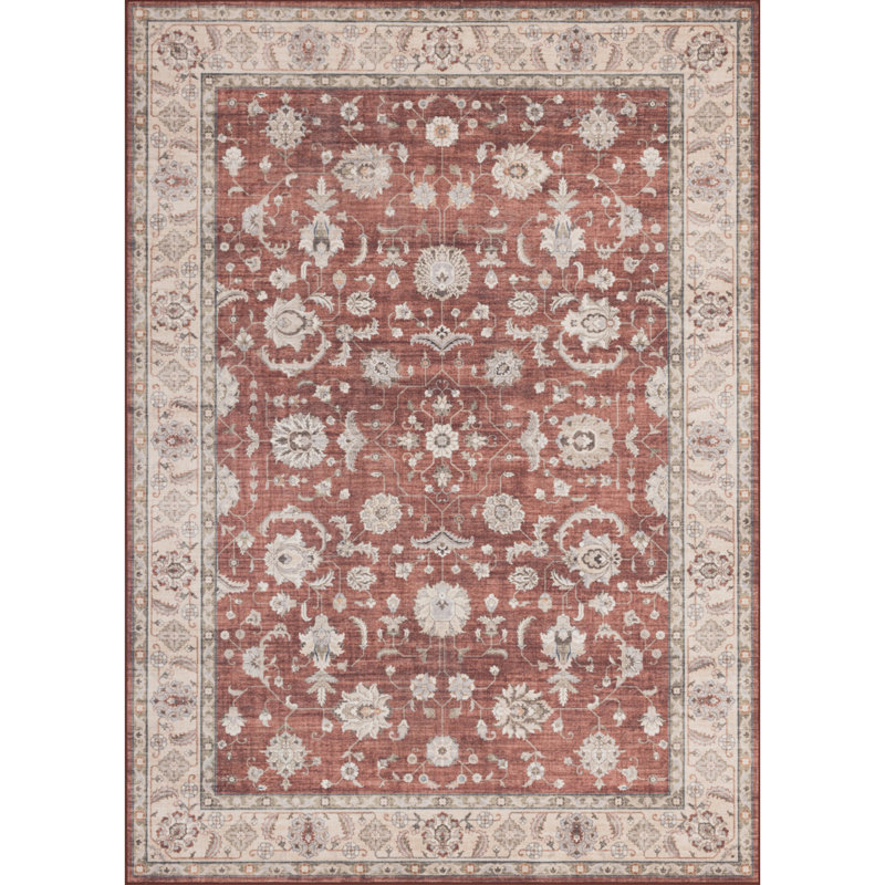 Premier GC_HAM4008 10X14 Red Area Rug, Rectangle 9'10" x 13'11", Red