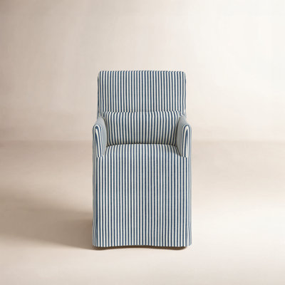 20'' H Cotton Upholstered Armchair