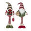 Gnomes de Noël debout en tissu S / 2 8,7 x 5,5 x 29,5 po avec chapeaux tricotés