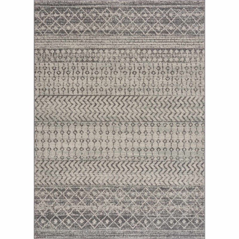 Tapis beige de style marocain Jametra, Rectangle 9 pi x 12 pi