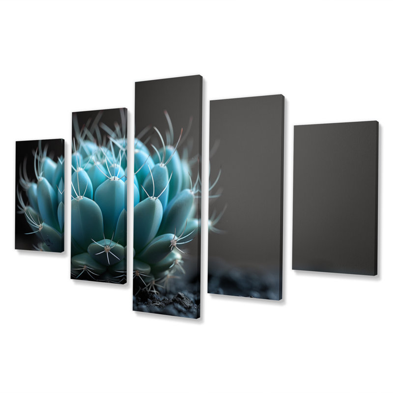 «Green», gris, monochrome, fleur de désert, cactus