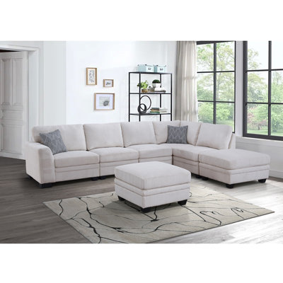 Canapé modulaire en L Compression Herzen
