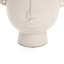 Vase 9,6 "en céramique blanche moderne avec couronne citron