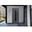 Porte avant en acier pré-suspendue à l'avant / gris Ronex 0130 / entrée en métal peint moderne de l 36 po x H 80 po à gauche-98195728