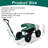 Green Garden Scooter With 360 Degree Swivel Seat & Extendable Handle & Tool Tray