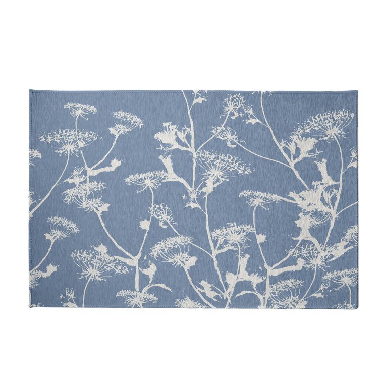 Alvordton Chenille Floral Indoor Rug