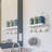Landess Rustic White Wall Shelf with Hooks