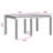 vidaXL Garden Dining Set 7 pcs Anthracite Polt rattan-884036823