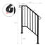 Outdoor 2 Level Iron Handrail