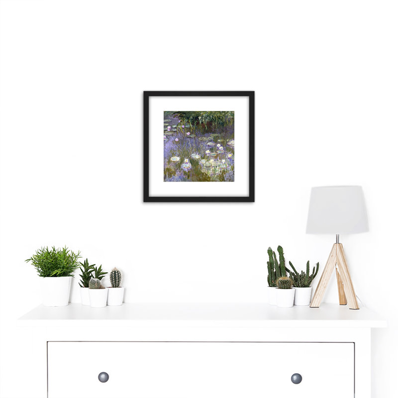 Claude Monet Water Lilies by Claude Monet - Single Picture Frame Painting