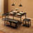 Cheviotdale 4 - Person Four Leg Dining Set-224235536