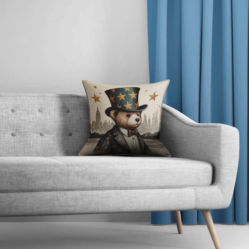Abstract Throw Pillow