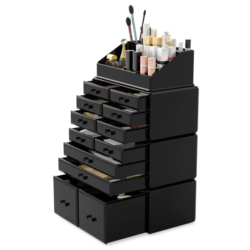 Organisateur de maquillage Derrico, Noir