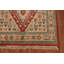 Tapis géométrique en laine pour vestibule Kazak 3x5