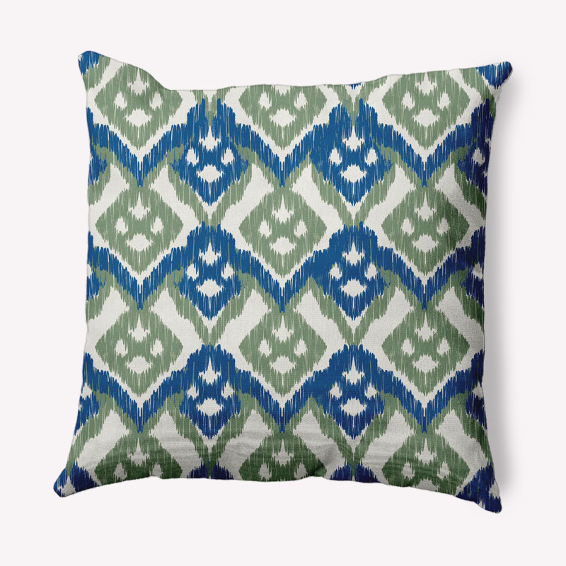 Coussin intérieur / extérieur Hipster, Bleu cobalt foncé, 18 po x 18 po