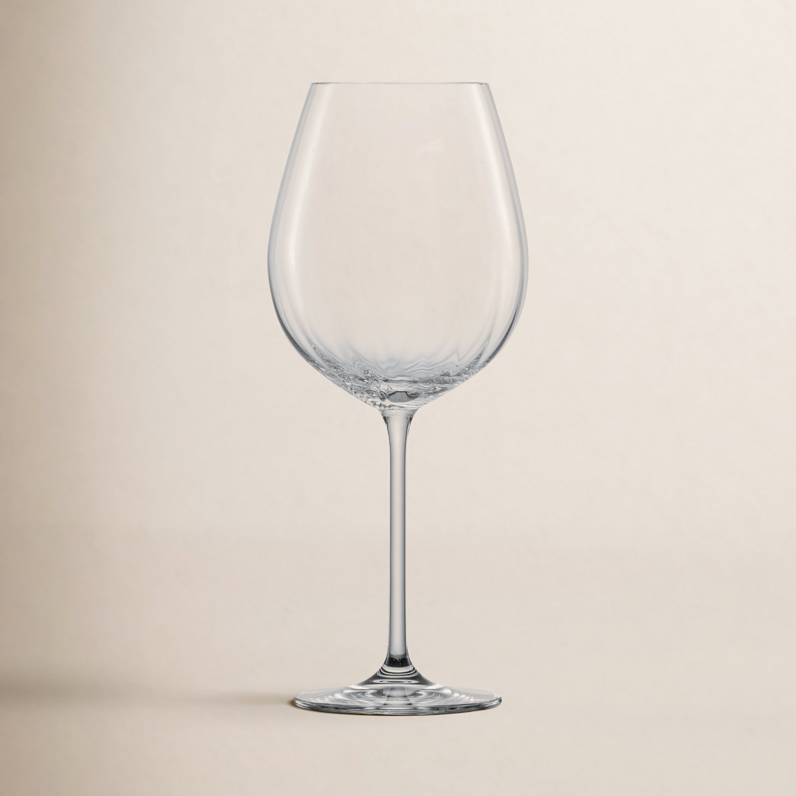 Prizma Ribbed Crystal Wine Glass
