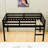 Wooden Twin Loft Bed With Ladder-279629475
