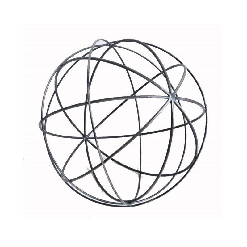 Boule en métal Fallsbrooke, H 11 po x l 11 po x P 11 po