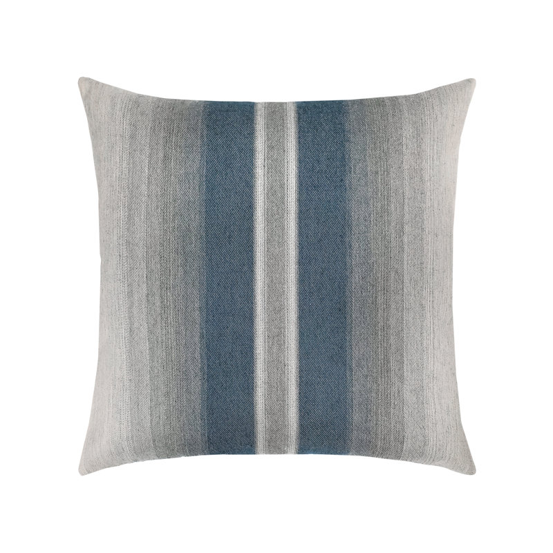 Ambiance Square Indoor/Outdoor Pillow Cover & Insert, Indigo, 22"H x 22"W