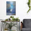 Art mural en métal Latitude Run® «Blue Wave 1» par Suzanne Nicoll-593164477