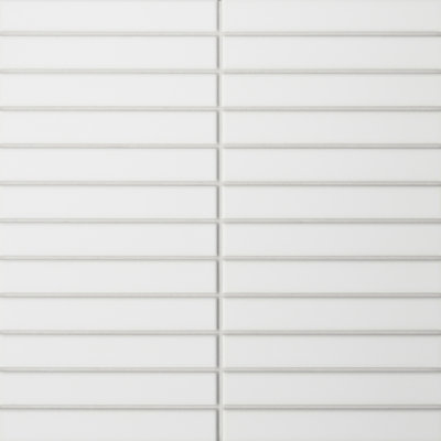 Le Cafe 1 in. x 6 in. Grid Glazed Porcelain Tile