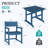 5-Piece HDPE Outdoor Patio Dining Set-524452715