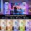 6-Tier Display Cabinet with Human Body Sensor RGB Lights-123039178