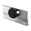 Porte de douche pour baignoire l 50-60 po. X H 60 po. Porte de baignoire semi-encadrée noire