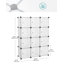 12 Pair Stackable Shoe Storage Cabinet