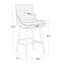 Tabouret de bar et de comptoir pivotant Aleksy-1356795487-1356795476