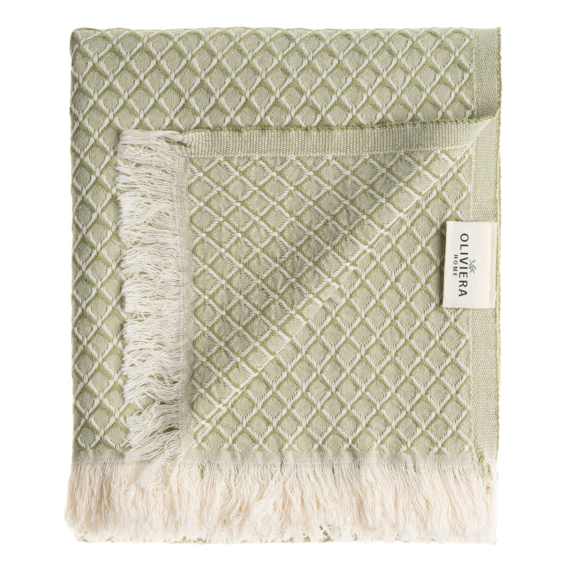Essuie-mains et serviettes Serenity Grid, Vert