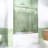 Durable Frameless Shower And Bathtub Enclosure, 8mm Tempered Glass, Modern Style