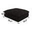 1 siège central + 1 repose-pieds-NOIR-927067792