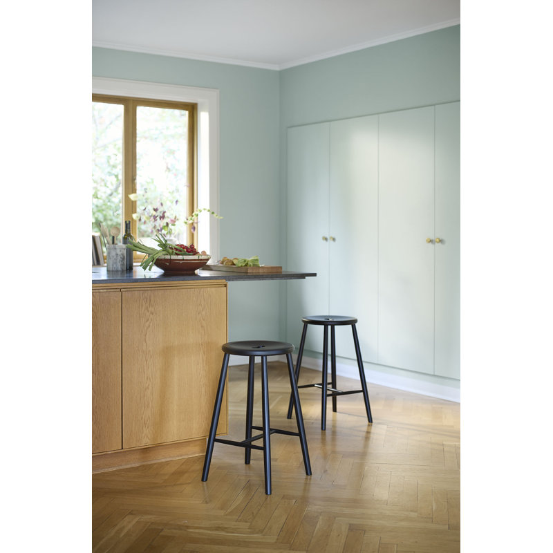 J27 by Børge Mogensen, Jet Black, Counter Stool (25.59" Seat Height)