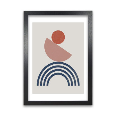 Mid Century Shapes B - Print