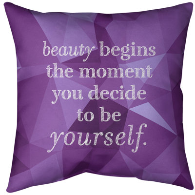 Reversible Throw Pillow