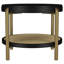 Table de bout ronde Benson (table incluse seulement)